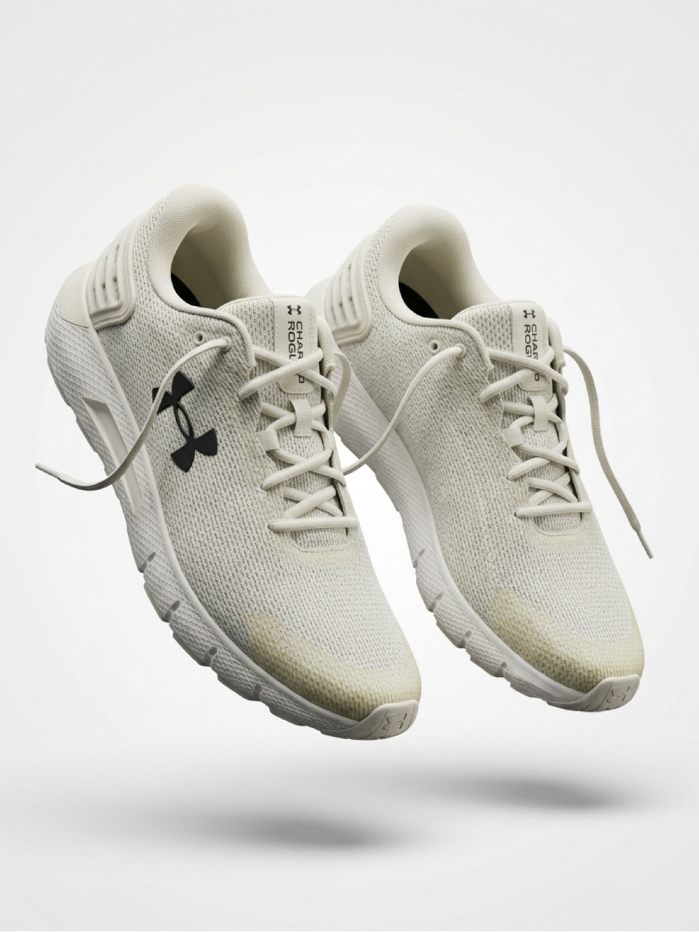 Under Armour Off-White Knit Training Sneakers